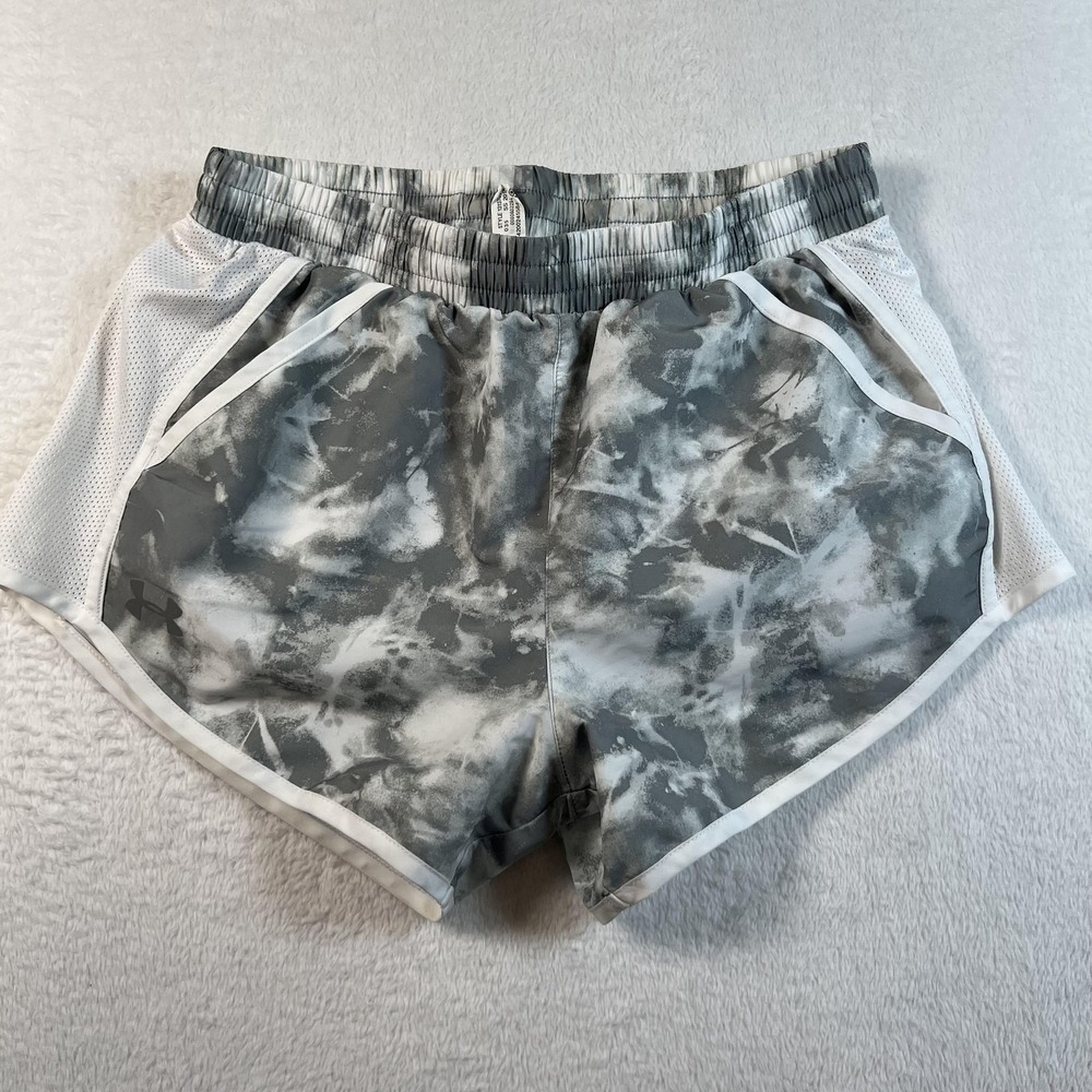 Under‎ Armour Shorts Womens Small Gray 3 In Inseam Lined Camo Athletic Running